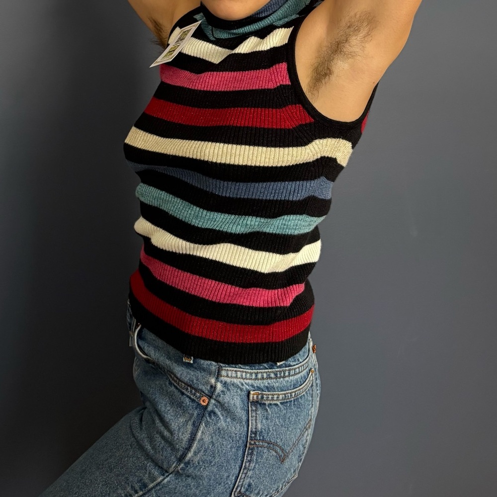 Faded Glory Striped Tank Top in Bold Colors